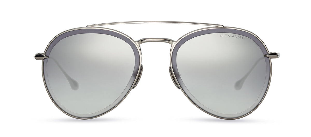 DITA AXIAL 01 Aviator Sunglasses - Silver