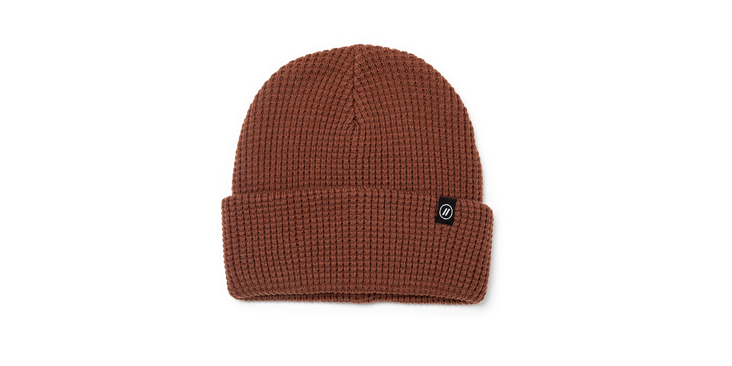 Waffle Knit Beanies - Coffee Beanie