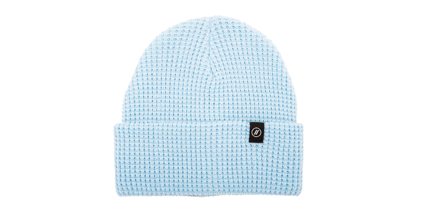 Waffle Knit Beanies - Blue Beanie