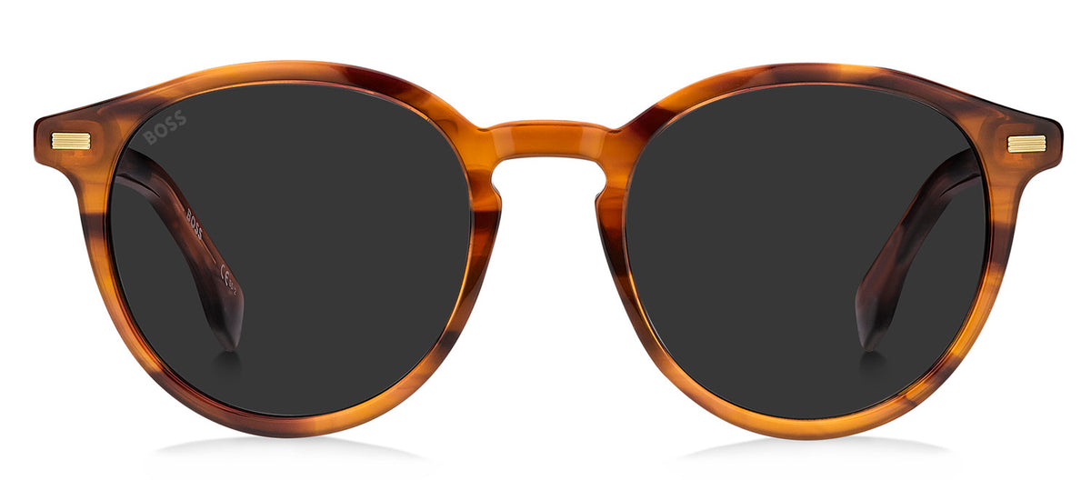 Boss BOSS 1365/S IR 0SX7 Round Sunglasses - Tortoise