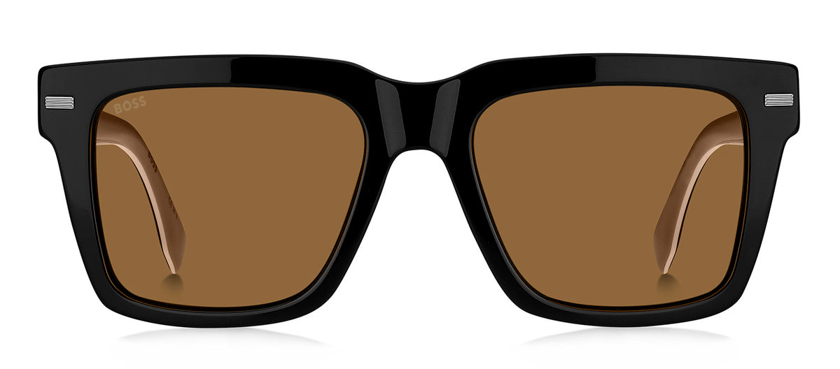 Boss BOSS 1442/S 70 SDK Square Sunglasses - Black