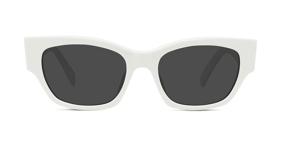 Celine MONOCHROMS CL 40197U 25A Cat Eye Sunglasses - White