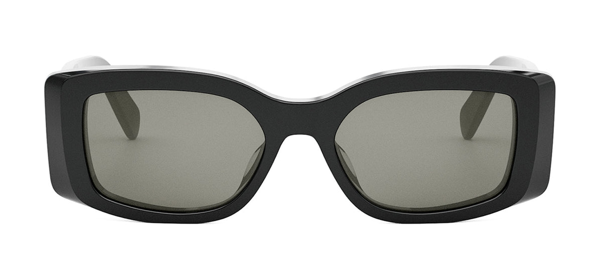 Celine Triomphe CL40282U 01A Rectangle Sunglasses - Black