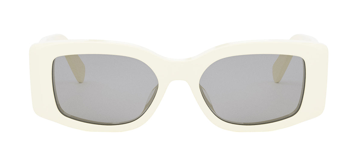Celine Triomphe CL40282U 25A Rectangle Sunglasses - White