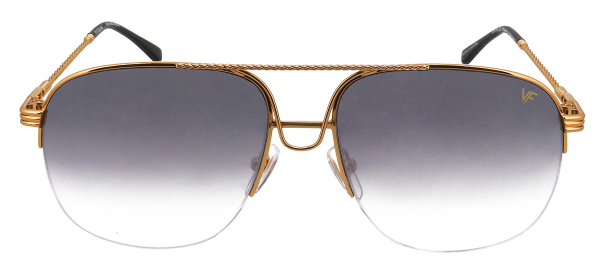Vintage Frames Company VF COLLINS 0003 Aviator Sunglasses - Gold