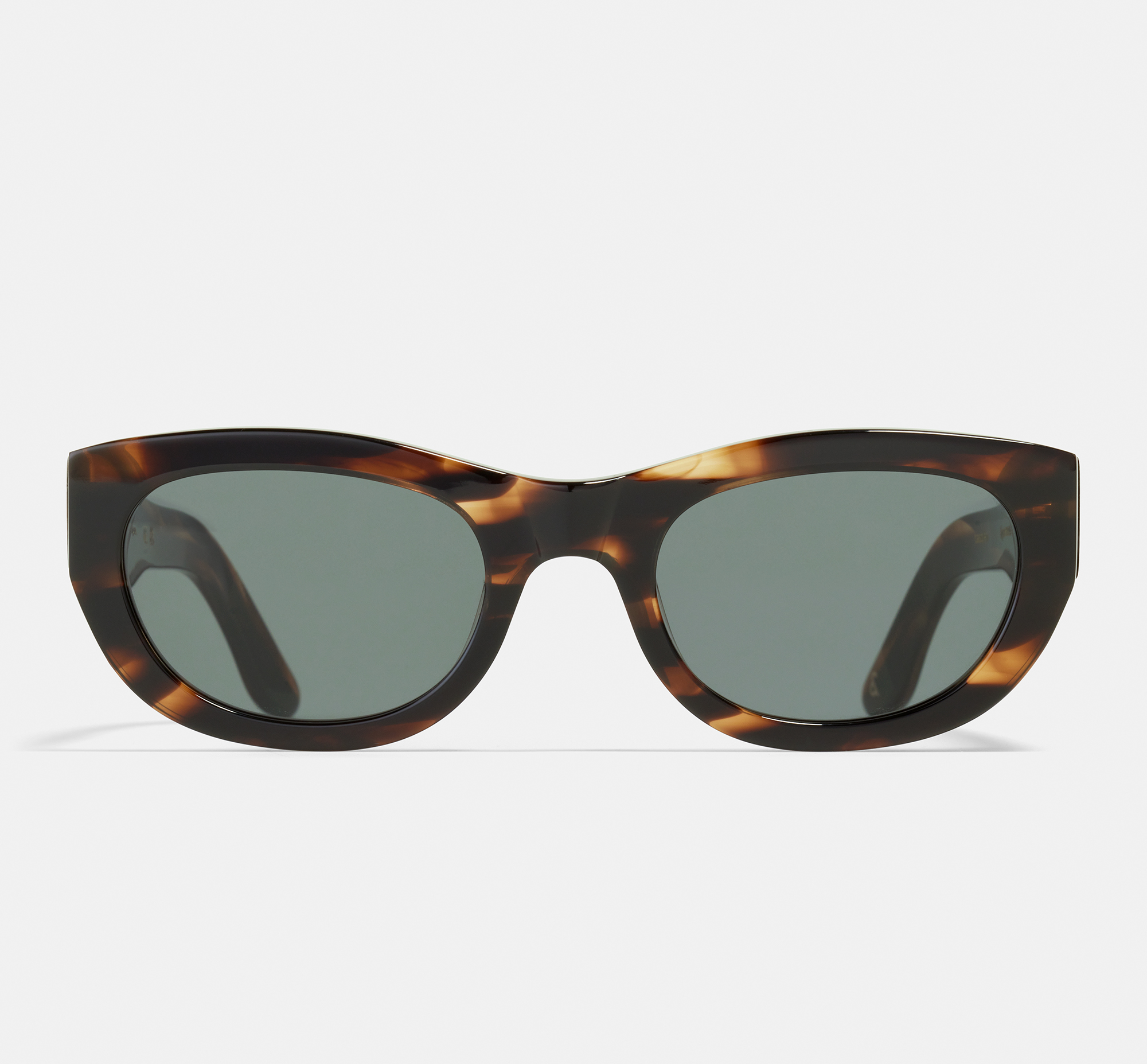 Caspian Tigerwood | Oval Renew Bio Acetate Sunglasses