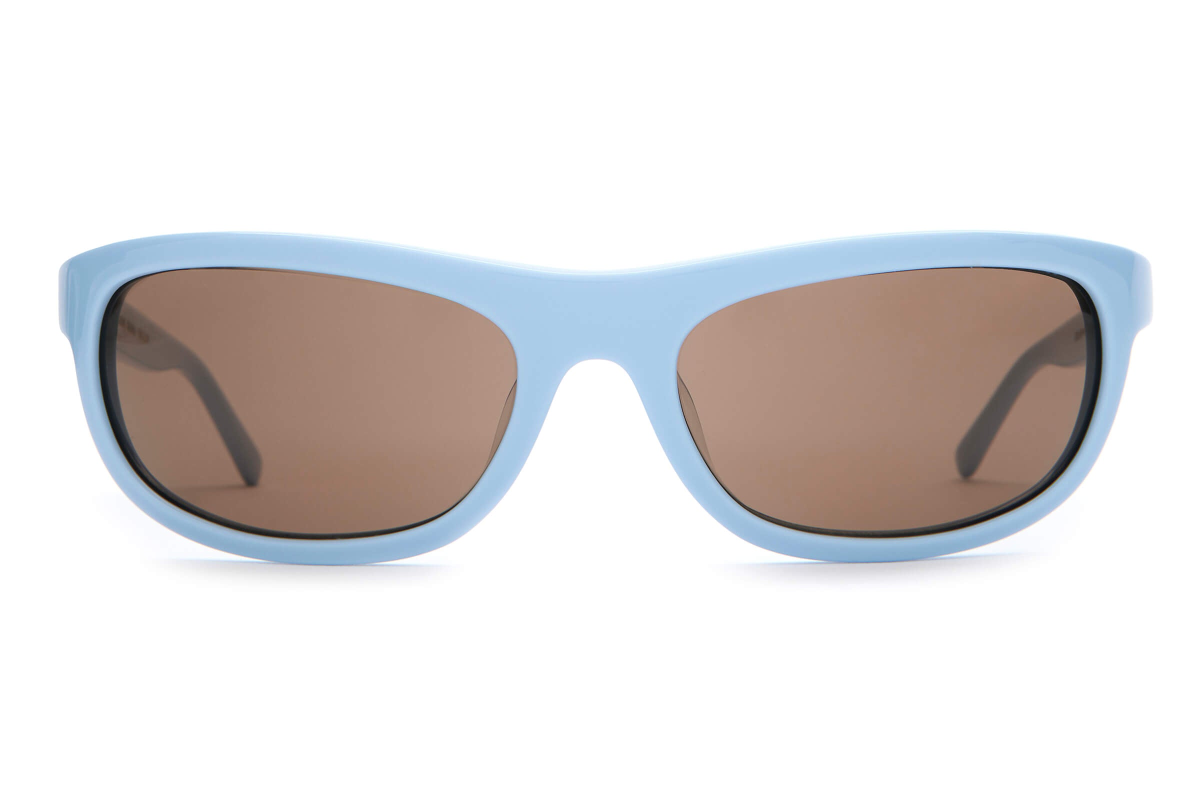 The Chaos Vault Dusty Blue Bio Wraparound Sunglasses