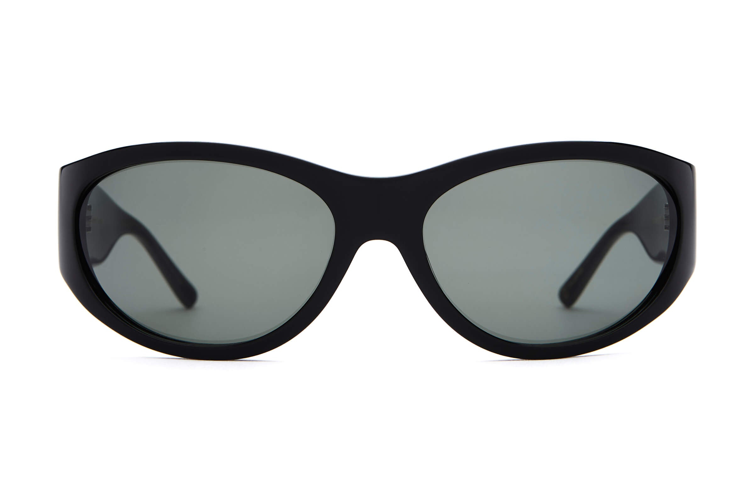 The Funk Daddy Black Bio Polarized Wraparound Sunglasses