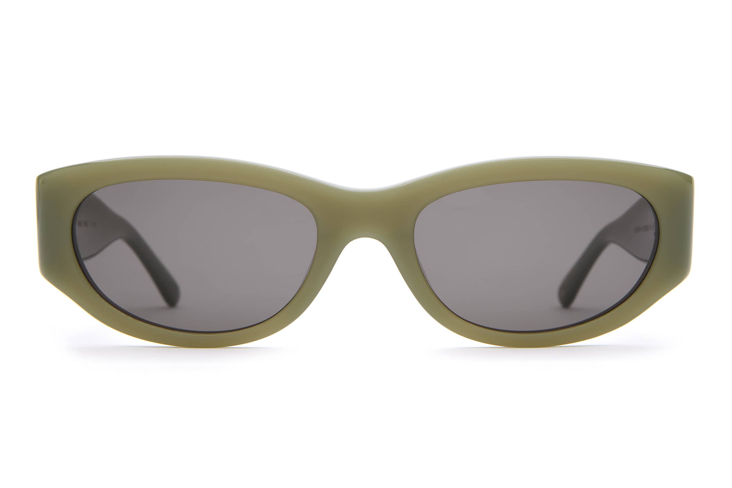 The Funk Punk Faded Olive Green Bioacetate Sunglasses