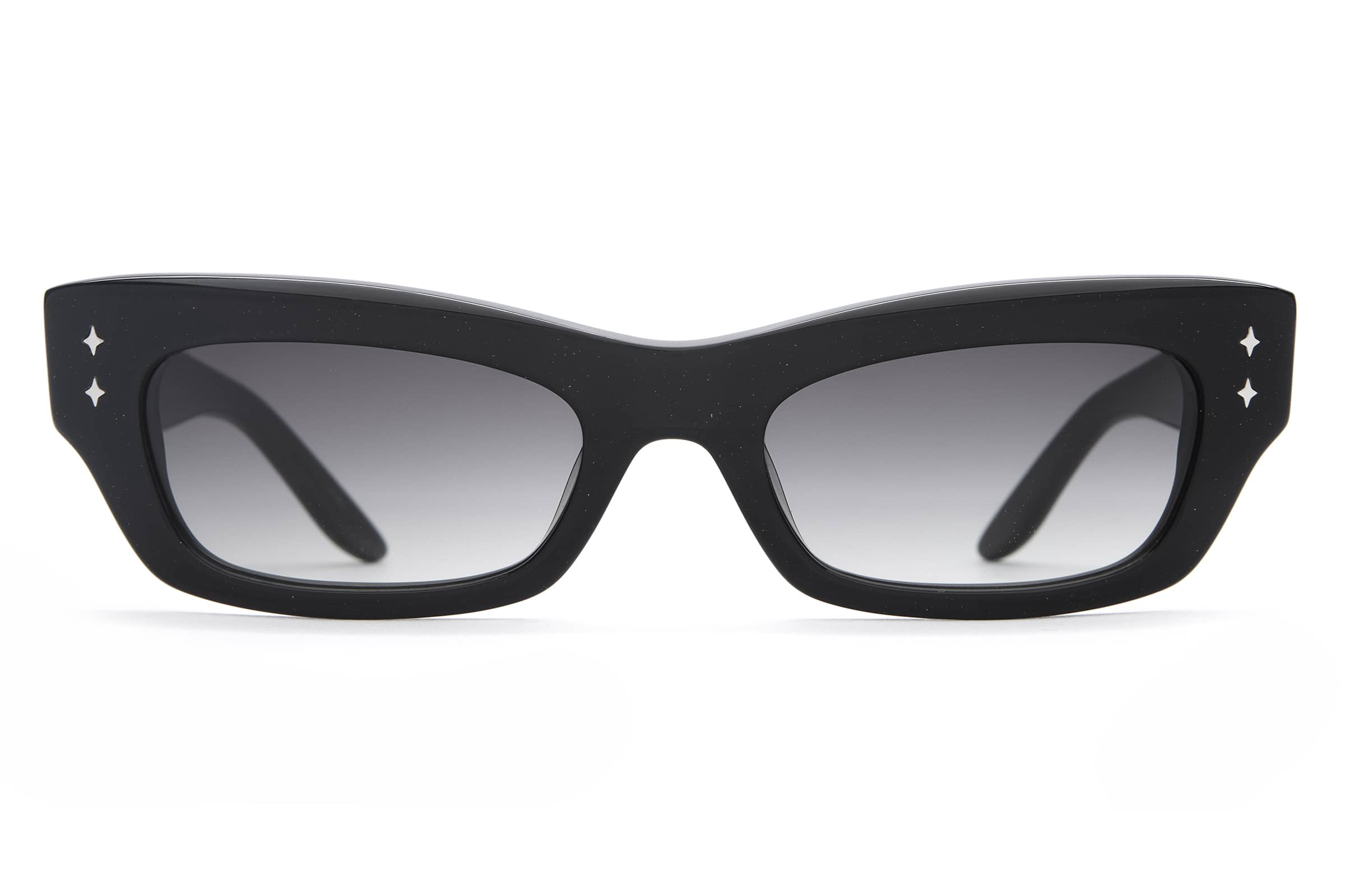 The Glam Rodeo Black Moondust Bioacetate Sunglasses