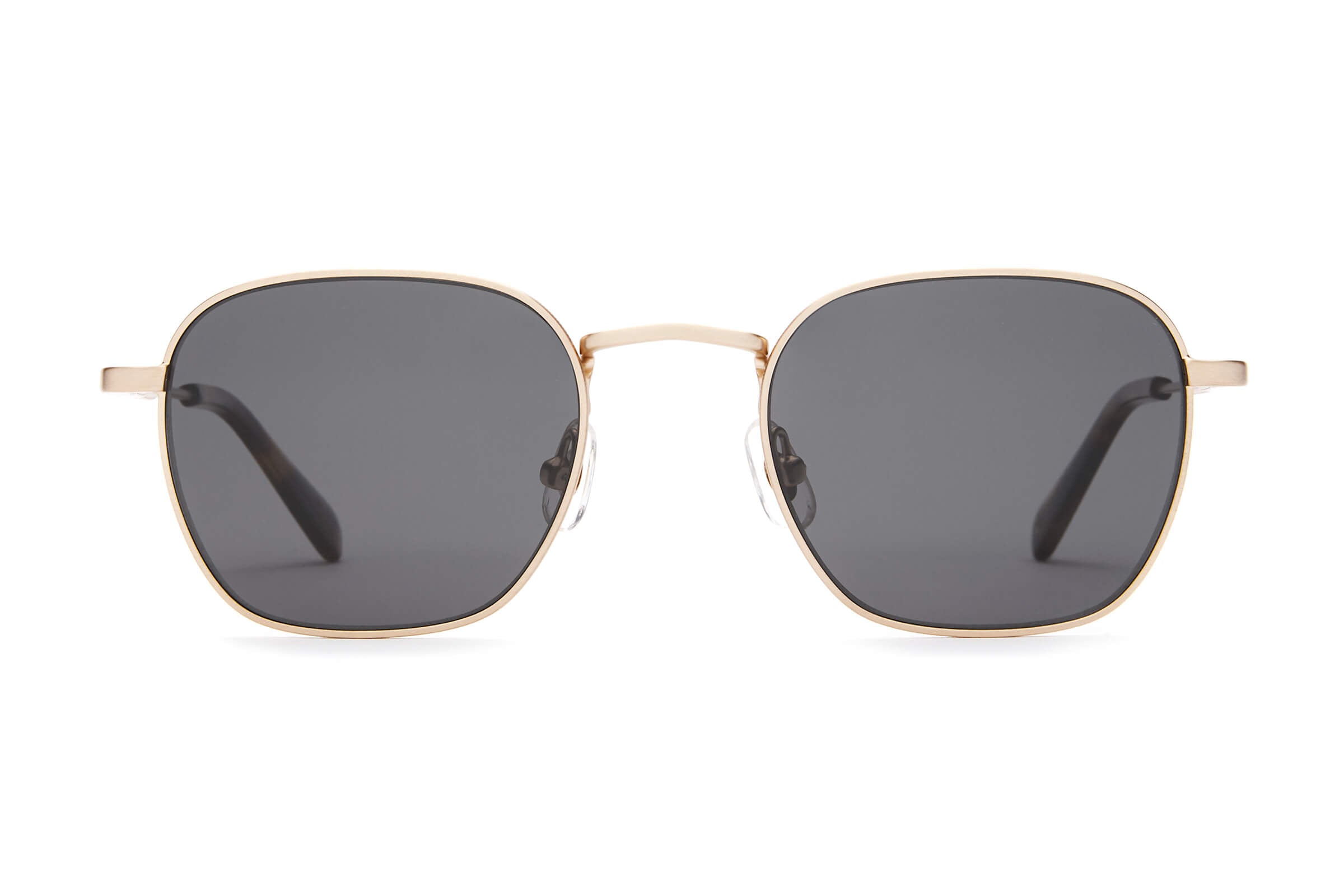 The Groove Pilot Gold Polarized Square Sunglasses