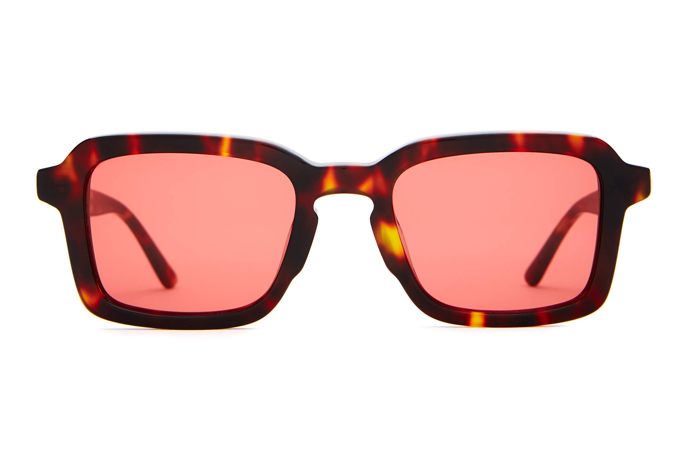 The Heavy Tropix Dark Tortoise Square Sunglasses