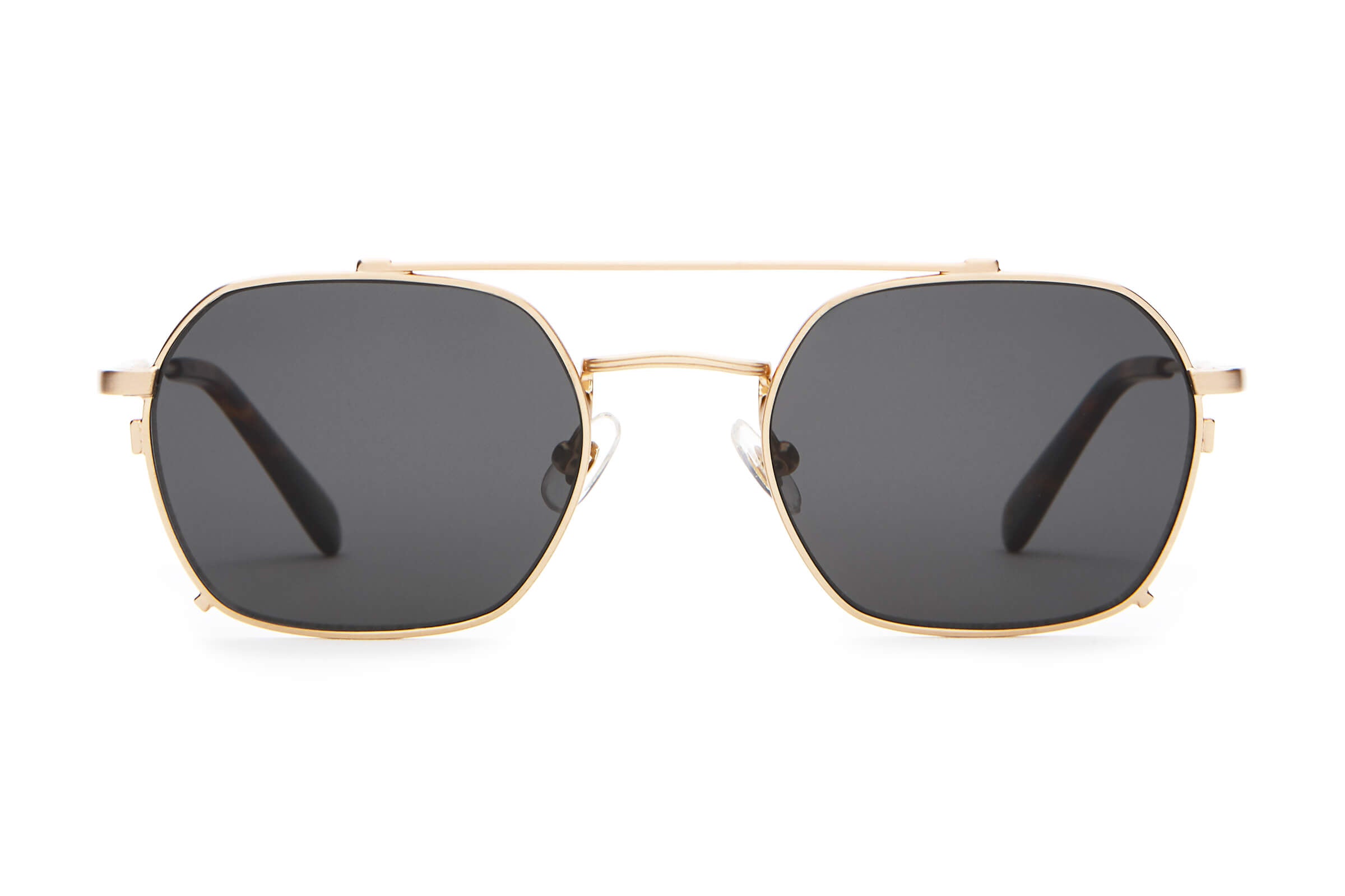 The Jazz Safari Gold Polarized Aviator Sunglasses