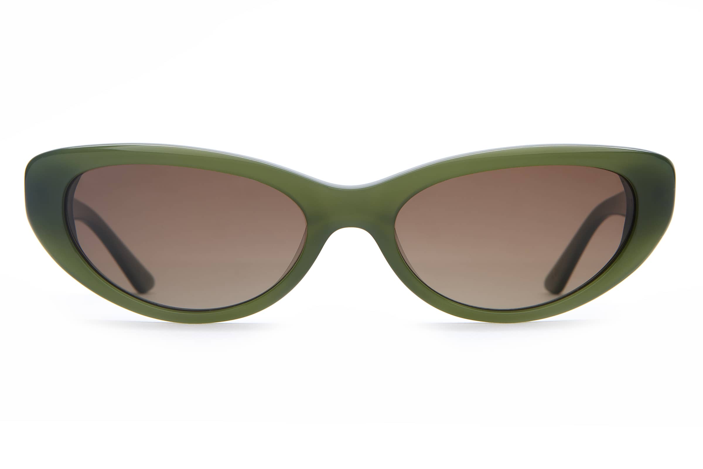 The Petal Bomb Moss Green Bioacetate Polarized Sunglasses