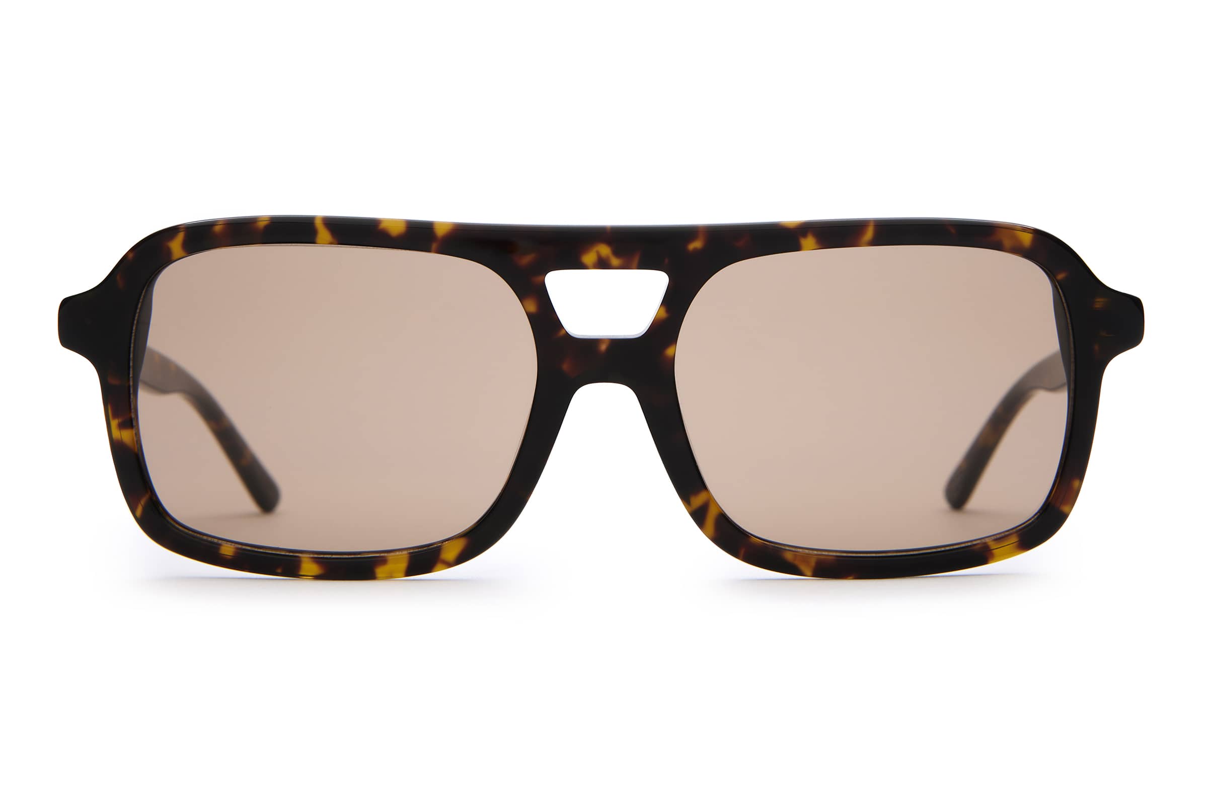 The Spaced Ranger Tortoise Bioacetate Aviator Sunglasses