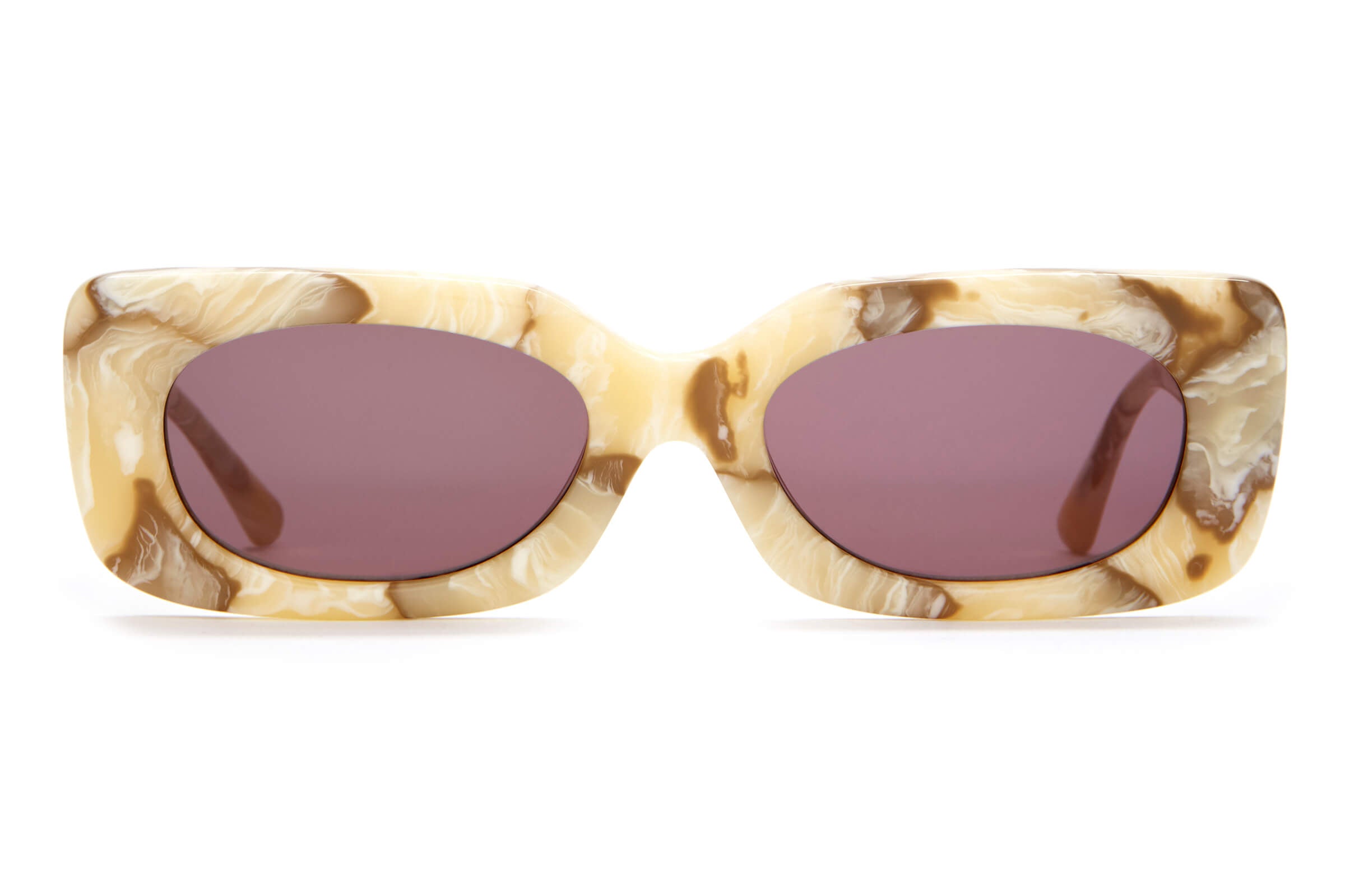 The Supa Phreek Cream Marble Bioacetate Sunglasses