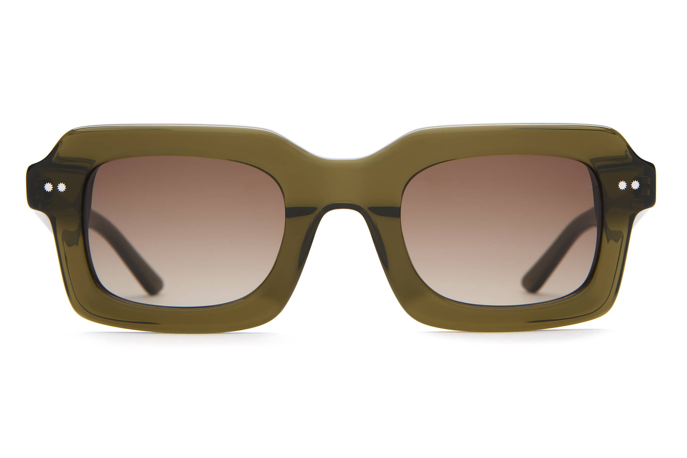 The Tape Delay Crystal Seaweed Bioacetate Sunglasses