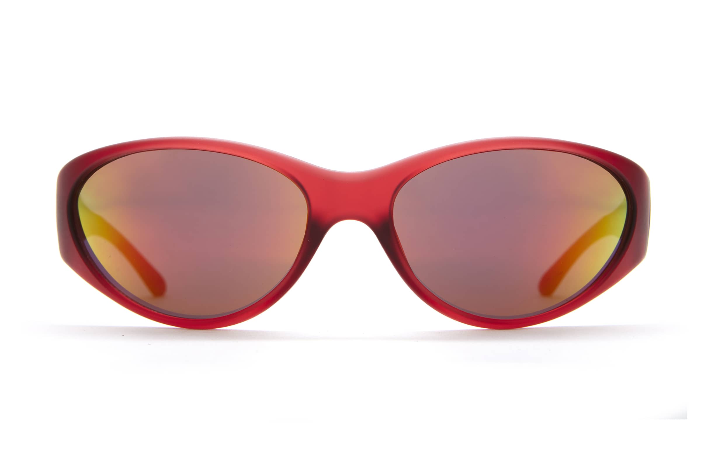 The Warp Zone Black Cherry Red Wraparound Sunglasses