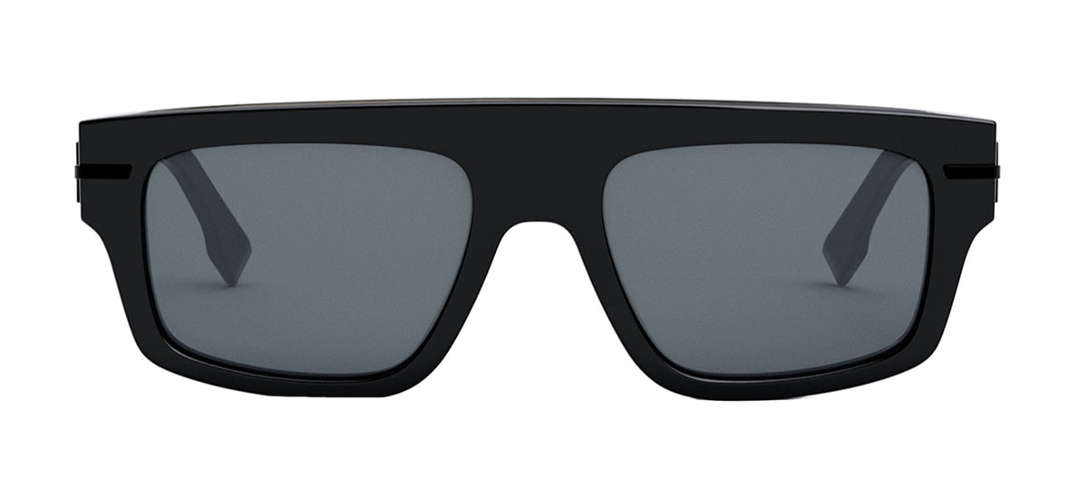 Fendi FENDIGRAPHY FE 40091U 01A Flattop Sunglasses - Black