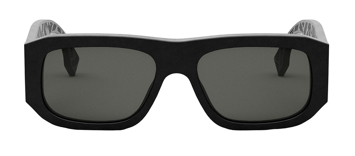 Fendi FE 40106 I 02A Flattop Sunglasses - Black