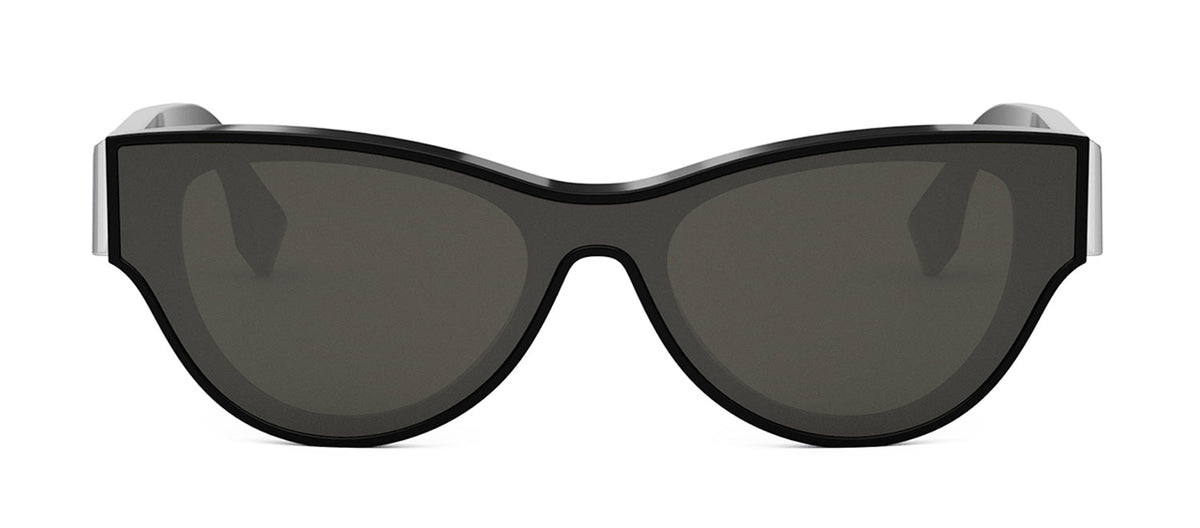 Fendi FE40135I 01A Cat Eye Sunglasses - Black