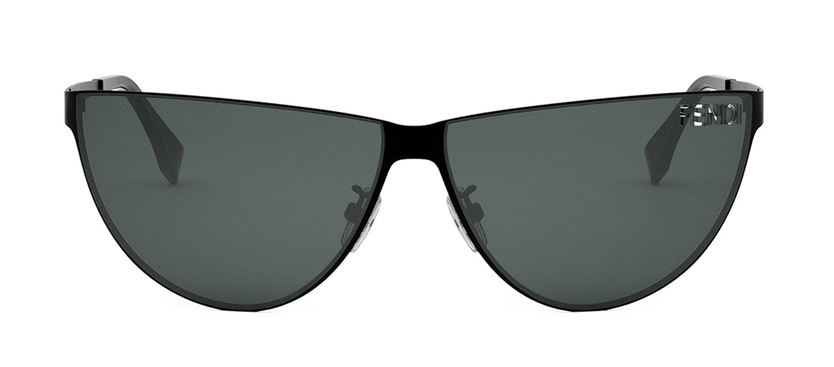Fendi Cut Out FE40138U 02A Cat Eye Sunglasses - Black