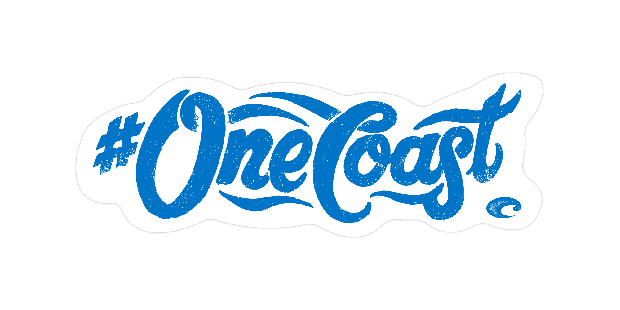 #Onecoast Holiday Decal