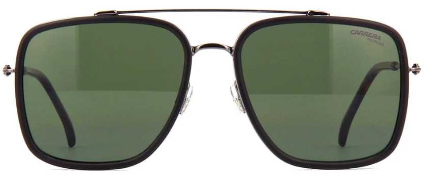 CARRERA 207/S UC 06LB Square Sunglasses - Black