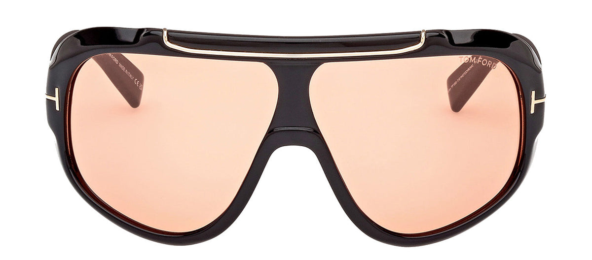 TOM FORD RELLEN 01E Mask Sunglasses - Black