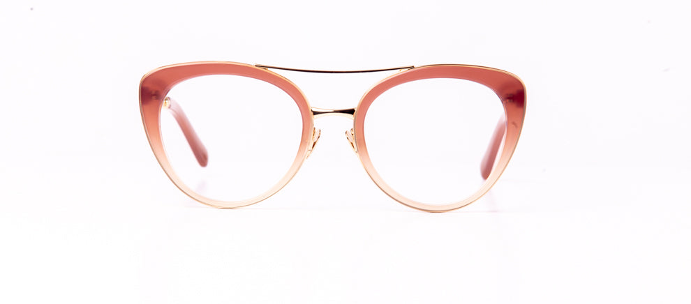 FUBU Frames Montauk Beige Oval Blue Light Eyeglasses - Beige