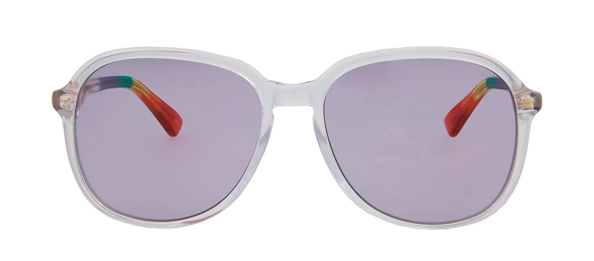 GUCCI GG0259S 003 Square Sunglasses - Clear