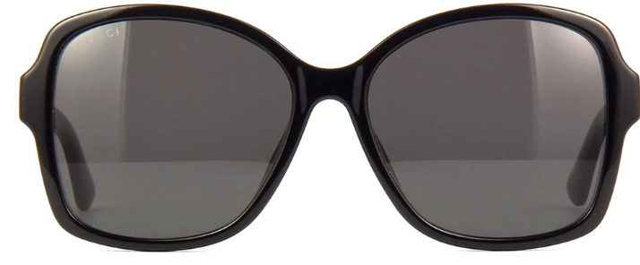 GUCCI GG0765SA 002 Butterfly Sunglasses - Black