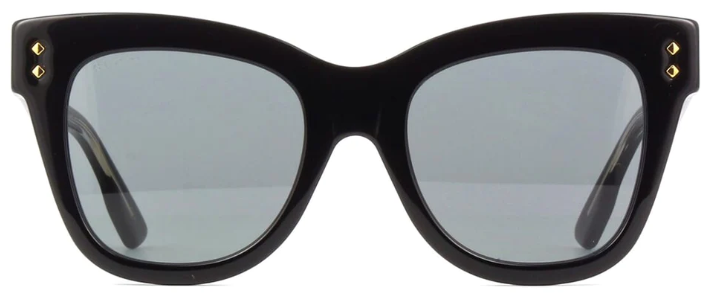 GUCCI GG1082S 001 Butterfly Sunglasses - Black