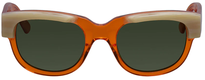 GUCCI GG1165S 003 Square Sunglasses - Orange