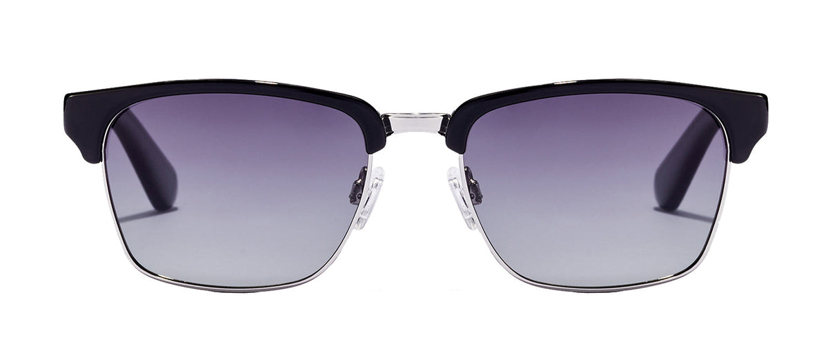 Hawkers CLASSIC VALMONT HCVA22BGTP BGTP Clubmaster Polarized Sunglasses - Black