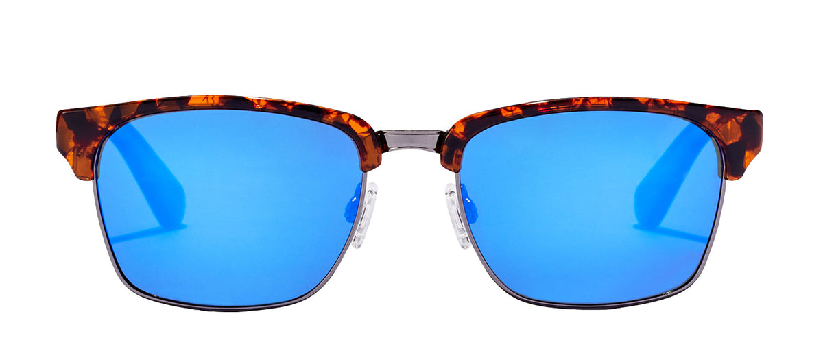 Hawkers CLASSIC VALMONT HCVA22CLTP CLTP Clubmaster Polarized Sunglasses - Tortoise