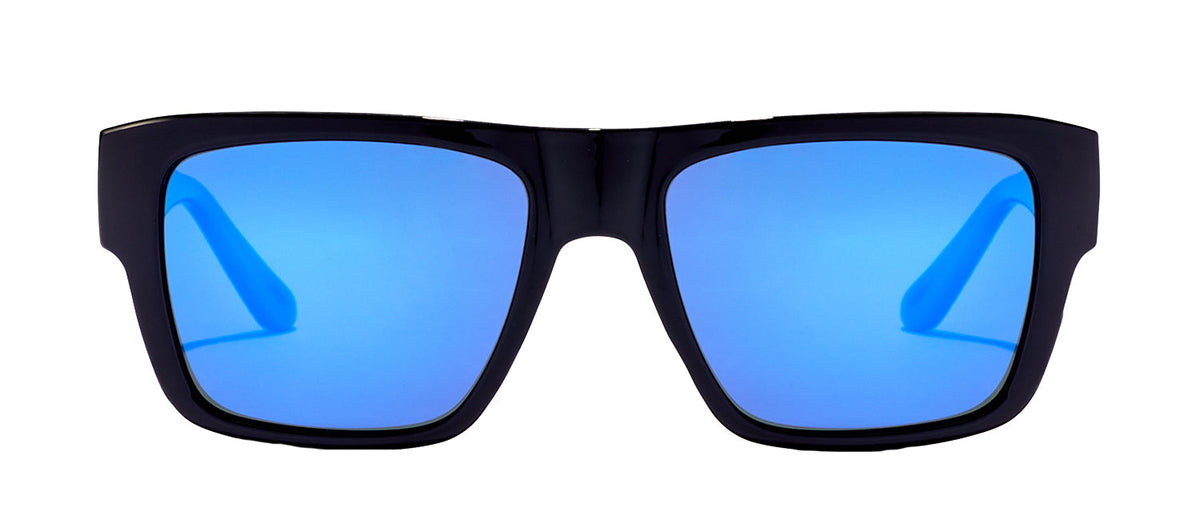 Hawkers WAIMEA HWAI22BLTP BLTP Flattop Polarized Sunglasses - Black