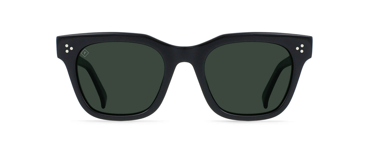 RAEN HUXTON POL S762 Square Polarized Sunglasses - Black