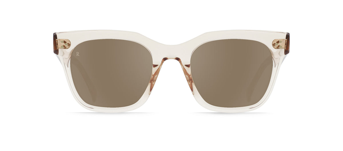 RAEN HUXTON S888 Square Sunglasses - Brown