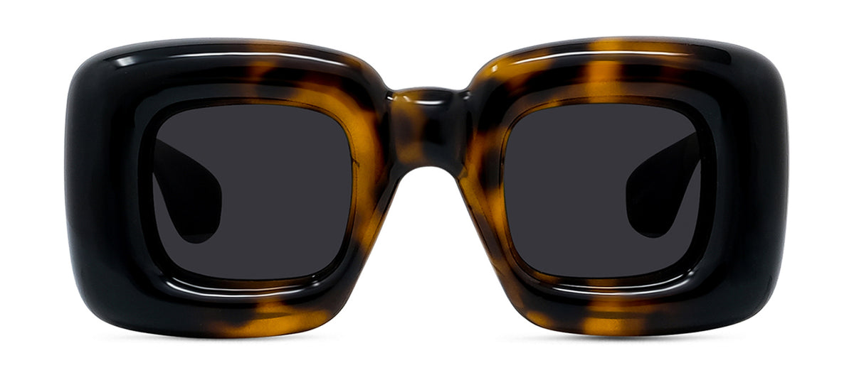 Loewe FASHION SHOW INFLATABLE LW 40098I 52A Square Sunglasses - Havana