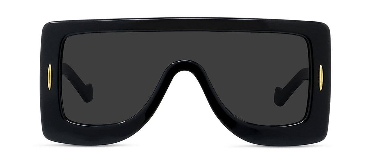 Loewe CHUNKY ANAGRAM LW 40104I 01A Shield Sunglasses - Black
