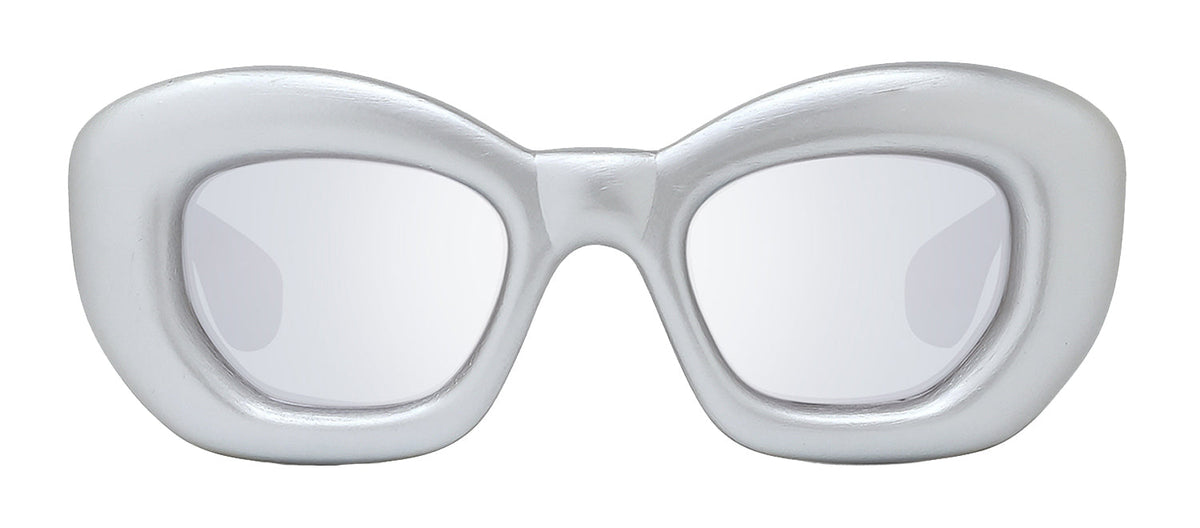 Loewe INFLATED LW 40117I 20C Butterfly Sunglasses - Silver