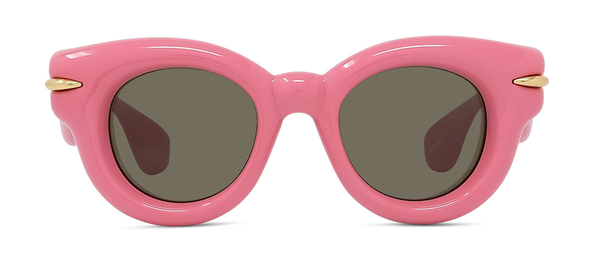 Loewe LW 40118 I 72E Round Sunglasses - Pink