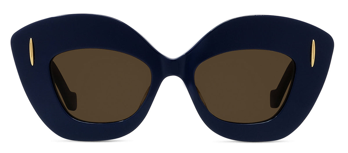 Loewe Anagram LW 40127 I 90E Butterfly Sunglasses - Blue
