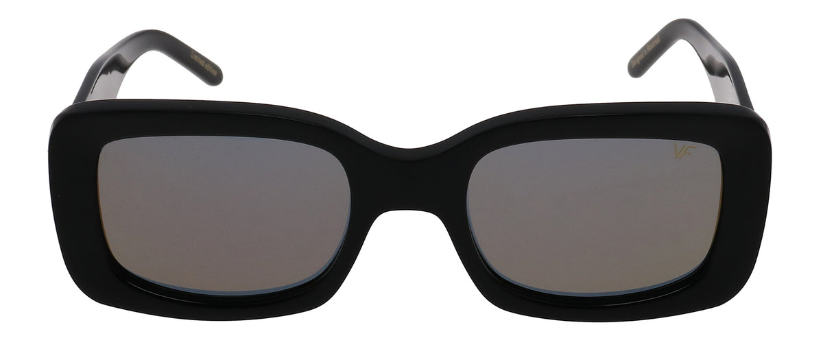 Vintage Frames Company VF MANHATTAN 0003 Rectangle Sunglasses - Black