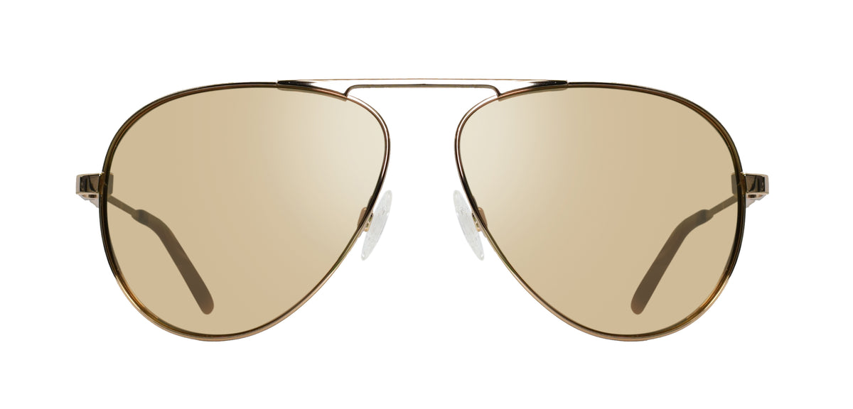 Revo RE 1163 04 CH METRO JS Aviator Polarized Sunglasses - Gold