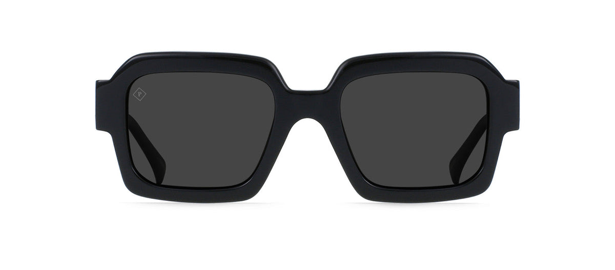 RAEN MYSTIQ POL S236 Rectangle Polarized Sunglasses - Black