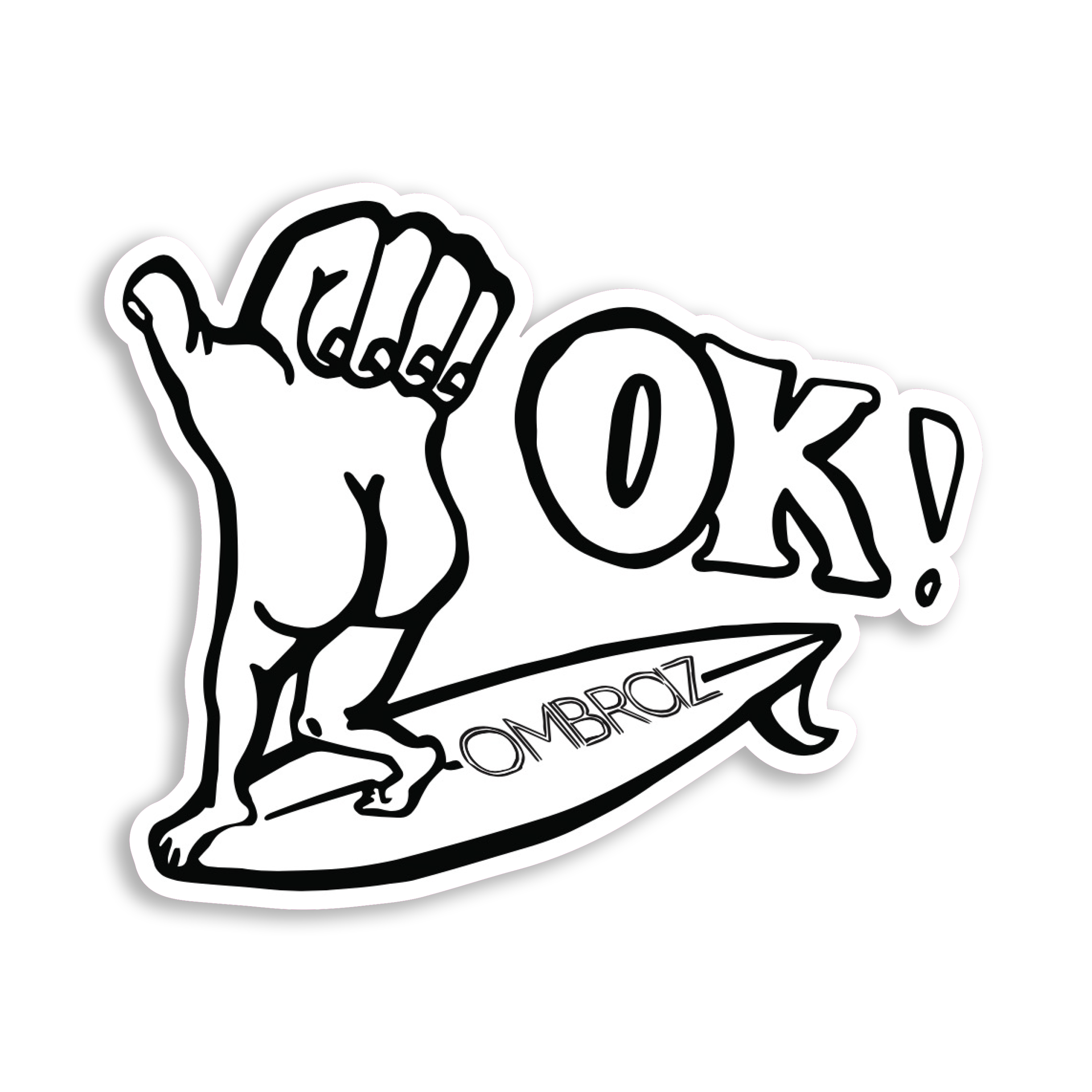 Thumbass! Sticker