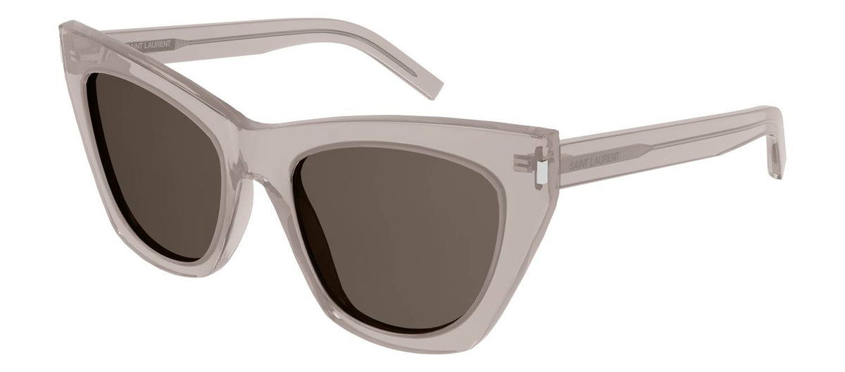 Saint Laurent SL 214 KATE018 292 Cat Eye Sunglasses - Nude