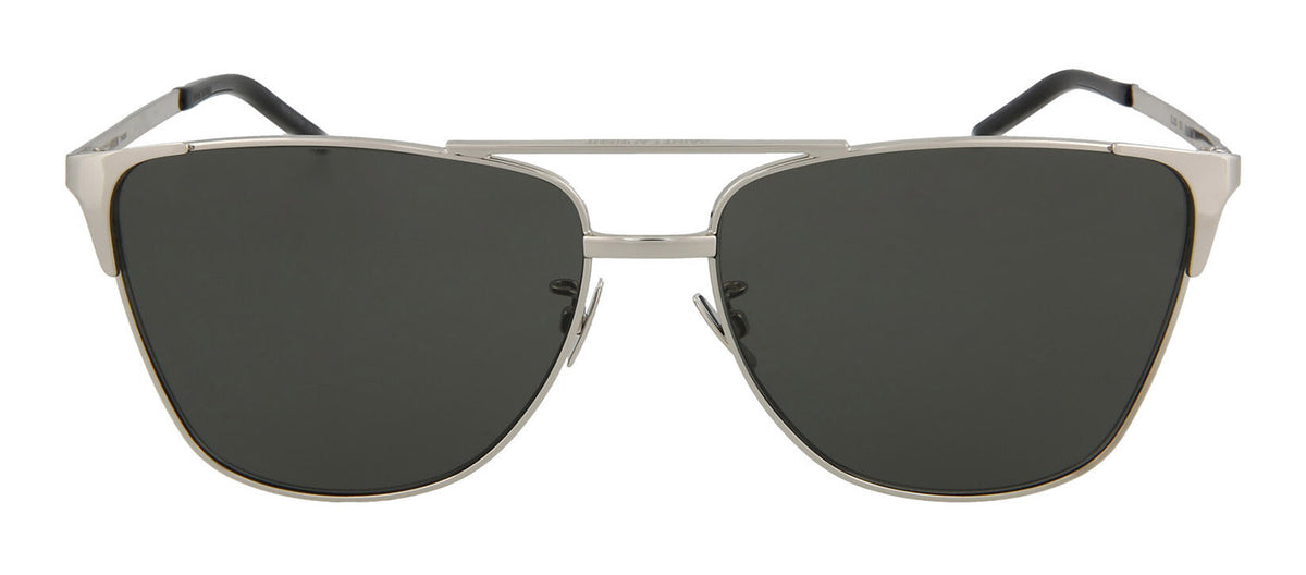 Saint Laurent SL 280 003 Navigator Sunglasses - Silver